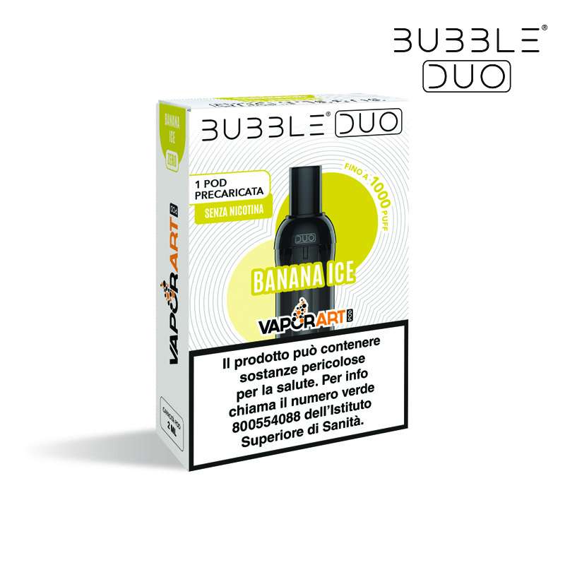 Bananito POD DUO - Bananito Pod precaricata 2ml BUBBLE | Vaporart Official Store