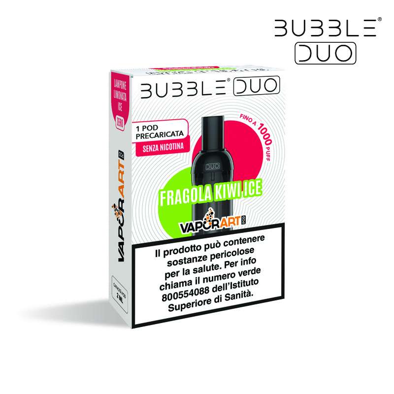 Fragola Kiwi DUO - Fragola Kiwi Ice Pod precaricata 2ml | Vaporart Official Store