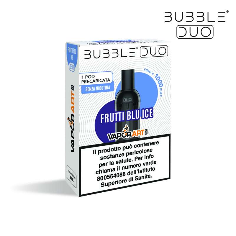 Frutti Blu POD DUO - Frutti Blu Pod precaricata 2ml BUBBLE | Vaporart Official Store