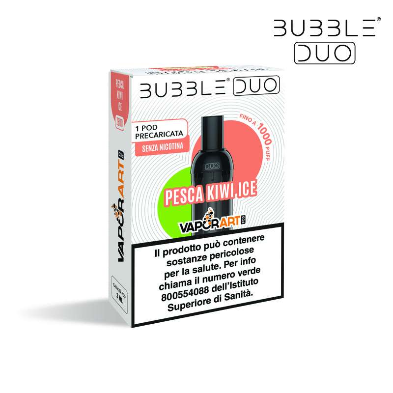 Pesca Kiwi Ice DUO - Pesca Kiwi Ice Pod precaricata 2ml | Vaporart Official Store