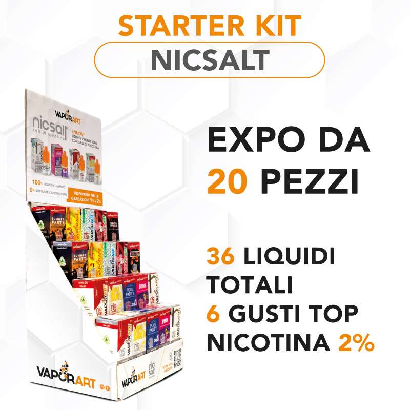 BUNDLE NICSALT - BUNDLE NICSALT STARTER 10ml | Vaporart Official Store